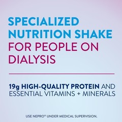 Nepro Nutrition Shake for People on Dialysis, 19g Protein, 420 Calories, Vani…
