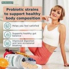 KLISSEN ProJuvenate+ Probiotic Weight Management Women 70B CFU 60 Ct