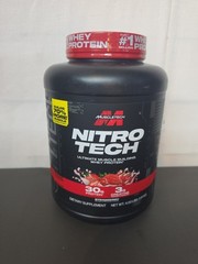 MuscleTech, Nitro Tech, Whey Protein Strawberry 4 lbs EXP: 01/2028 Fast Shipping
