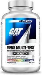 GAT SPORT Men’s Multi + Test,Premium Multivitamin Tablets (150 Count)