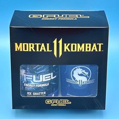 G Fuel Mortal Kombat 11 Sub Zero Ice Shatter Collector’s Box + Shaker Cup GFuel