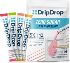 Sugar-Free Electrolyte Hydration Pack – Classic Variety 16 Pack for Active Life