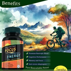 Vitamins for Men Over 60 Plus – Body & Brain Health Supplement – Caffeine Free
