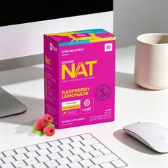 PRUVIT Keto OS NAT Raspberry Lemonade Charged 20 Pack Sealed New