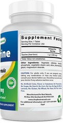 Best Naturals Taurine 1000 mg 250 Tablets