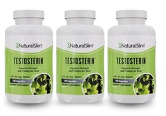 Natural Slim Testosterin Men’s Multivitamins Booster 180 Capsules ( Pack of 3)