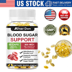 60 Blood Balance Support Capsules – Blood Sugar & Blood Pressure Supplement