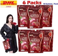 6 X Puiinun Fozy S Fiber Plus Dietary Supplement By Focus 10 Sachets