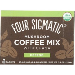 Four Sigmatic Organic Mushroom Coffee Mix Chaga 10 Count Ct 1 Pack