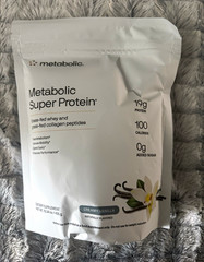 metabolic. Super Protein Powder Creamy Vanilla 19g 100 Cal 0g Sugar 15.34oz