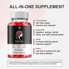 Nuora Feminine Gummies, Nuora Feminine Health Support (60 Gummies)
