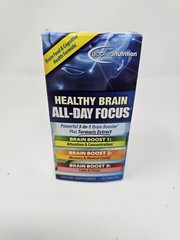 Applied Nutrition Healthy Brain All-Day Focus + Turmeric 645 mg 50 Tabs 12/26