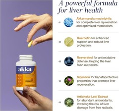 AKKA Liver Cleanse Detox&Repair Superbiotic-Supports Liver Health 60Caps Premium