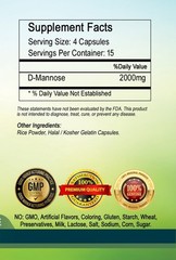 D-Mannose Capsules 2000mg serving – USA Deal