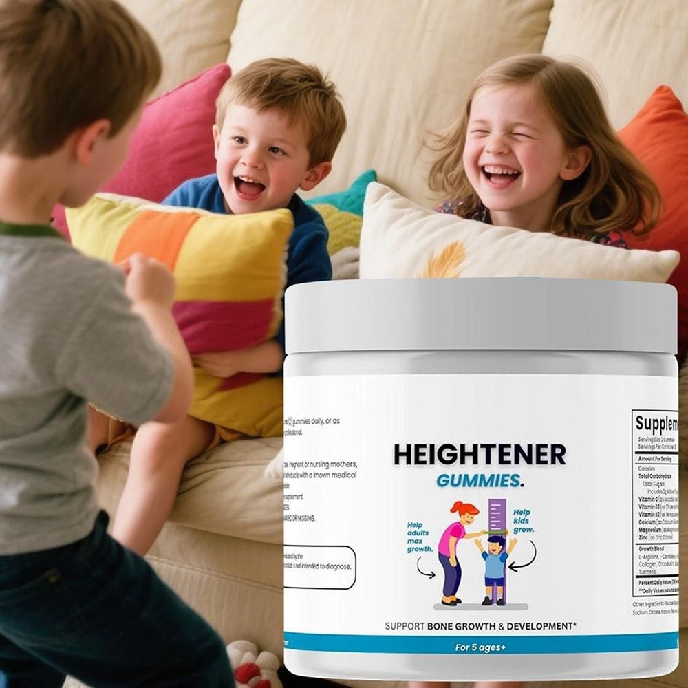 New 60Softgels Heightener Gummies Organic Height Growth For Kids,Teens