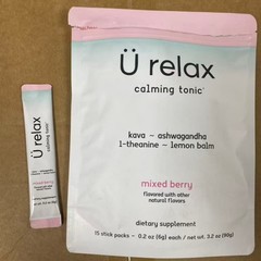 15 Packets Mixed Berry Flavor Calming Tonic Relaxing Drink