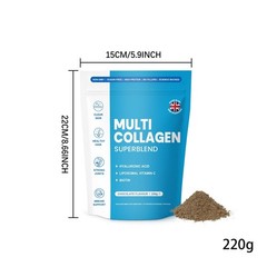 Multi Collagen Superblend Elevate Sealed Collagen Powder Chocolate Flavor, 220 g