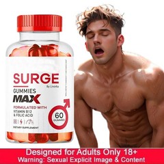 Vital Surge Male Gummies Maximum Strength Vital Surge Advanced Formula 60 Count