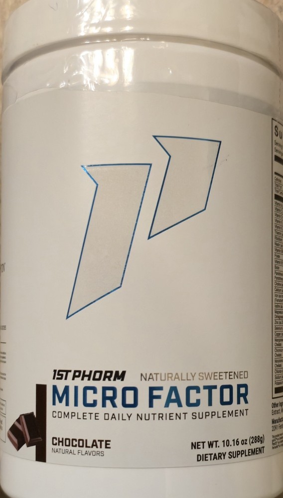 1ST Phorm MICRO FACTOR Daily Nutrition 10 oz ( 30 Serv ) Chocolat BEST BY 11/26