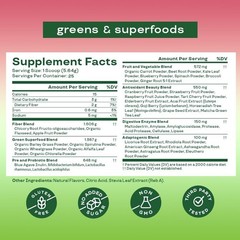 2/27 Bloom Nutrition Superfood Greens Powder, Digestive Enzymes with Probiotics