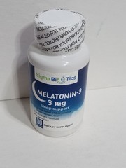 Sigma Bio Tics Melatonin-3 3mg Sleep Support Supplement 50 Chewable Tablets USA