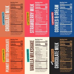 Spylt High Protein Milk – 6 Flavor Variety Pack with 132 Fl Oz (Pack of 1)