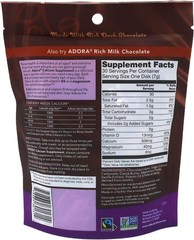 Adora – Rich Dark Chocolate Calcium Supplement 64% Cacao 30ct