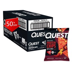 Quest Nutrition Hot & Spicy Tortilla Chips – 1.1oz/8ct