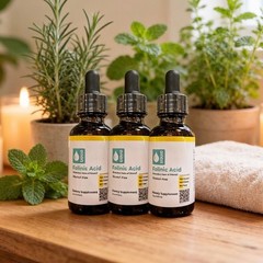BUY 2 GET 1 FREE California Gold Nutrition Folinic Acid Alcohol 1oz/30ml- 3 Pack