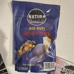 Natura Max Natural Protein Powder Strawberry Vanilla 500g Muscle Gain
