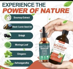 Himiyer Soursop Drops + Soursop Bitters Liquid Bundle, 120 mL (4 fl oz)