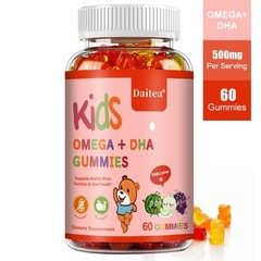 Kids Omega+Dha Supports Healthy Brain Function & Heart Health 60 Gummies
