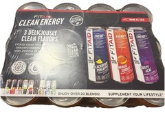 LIFEAID-Fitaid Energy Drink 12 Fl Oz 200mg natural caffeine,-keto
