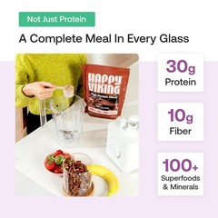 Happy Viking PlantBased Protein Powder +100 Superfoods Vanilla Meal Replaceme…