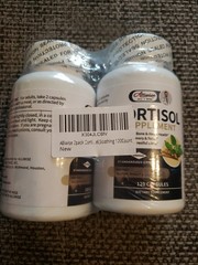 2 Bottles – Alliwise Cortisol Supplements – Best Buy 1/2027 – 120 Capsules Each