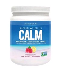 Natural Vitality Calm Magnesium Citrate Powder, 20 Ounces