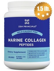 Marine Collagen Peptides Hydrolyzed. Wild-Caught Fish. All Natural 1.5 lb