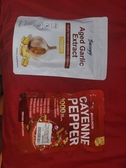 Mixed Brands Odorless Aged Garlic & Cayenne, Eye Health 120 Softgels + 2oz Drops