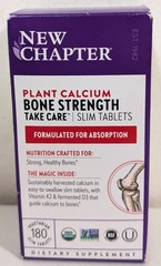 New Chapter Bone Strength Take Care – 180ct Slim Tablets – EXP 10/27 – NEW