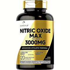 Nitric Oxide Booster L-Arginine, L-Citrulline 3000mg 120 Caps HIGHEST POTENCY