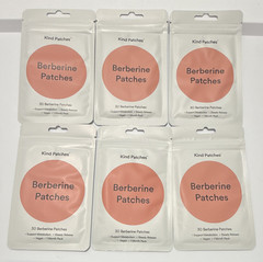 Kind Patches Berberine Patches 6 Pack Bundle 180 Total New Factory Sealed