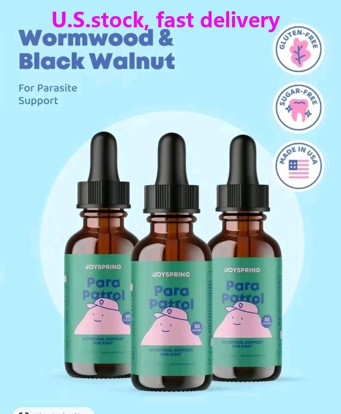 LOT OF 3 JOYSPRING Para Patrol Intestinal Support Kids 30 ml Drops NEW