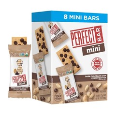 Mini Dark Chocolate Chip Peanut Butter Protein Bar, Organic, 8 count, .88 oz