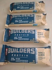 Clif Bar Builders Protein Bar Vanilla Almond 2.4 Oz Pack Of 4