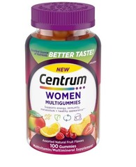 Centrum Multigummies Womens Gummy Vitamin Multivitamin Assorted Fruit 100 Count