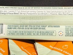 24pk MTE Mandarin Orange Energy Drink Powder Mix Focus Mood Recovery Exp 02/2027