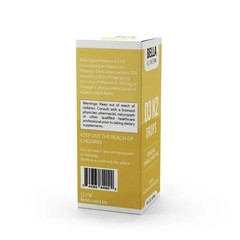 Bella All Natural Organic Vitamin D3 K2 Liquid Drops MCT Oil Omega 50ml New