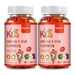 OMEGA + DHA 120pcs, with Vitamin D, Calcium for Children, Kids Multivitamin