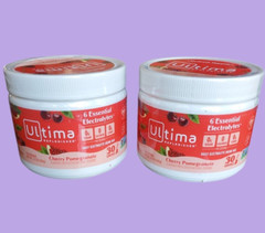 2 PACK Ultima Replenisher Hydration Electrolyte CHERRY POMEGRANATE 30 servings