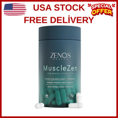 Zenos Health MuscleZen Muscle Builder for Men – ATP Supplements for Strength …